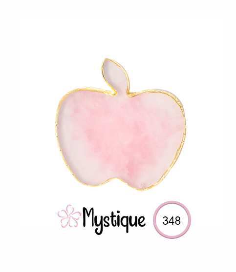Παλέτα σε σχήμα μήλο για την διακόσμηση και φωτογράφιση νυχιών ροζ